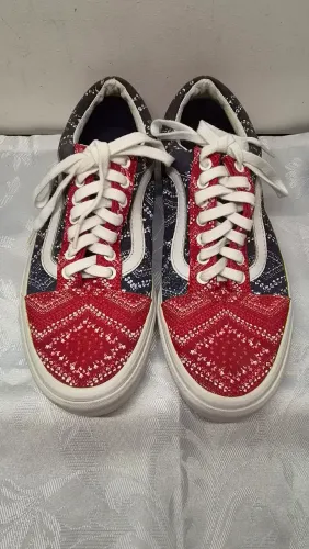 tênis vans old skool estampado 38