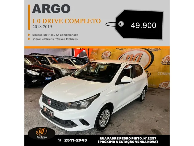 Fiat Argo Drive 1.0 Firefly 2019
