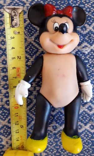 Boneca Em Vinil Minnie Disney Antiga