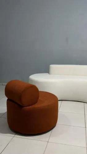 Sofá e poltrona orgânico novo