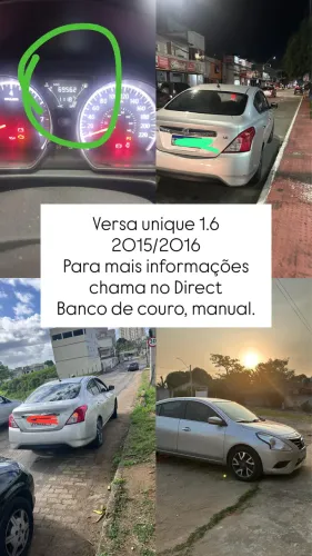 Nissan Versa Unique 1.6 16V Flex 4P Mec. 2016