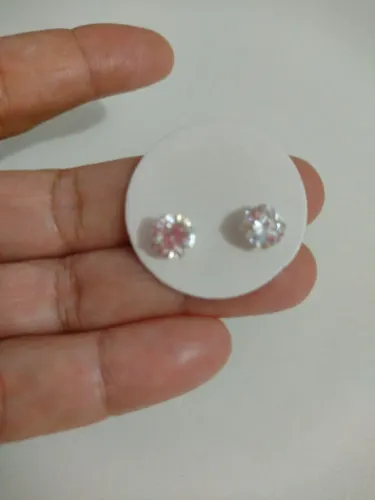 Prata 925 ponto de luz radiação pegada esporte.