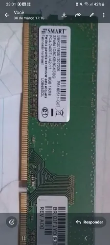 Memoria ram 8gb ddr4 2400 mhz smart