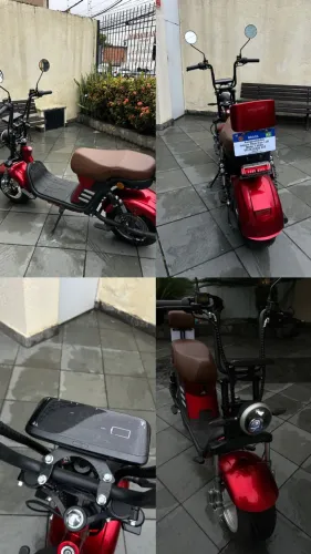 Scooter Elétrica Semi Nova(Estado de Zero) 