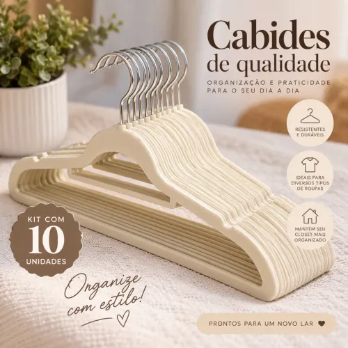 Cabides para closet (novo)