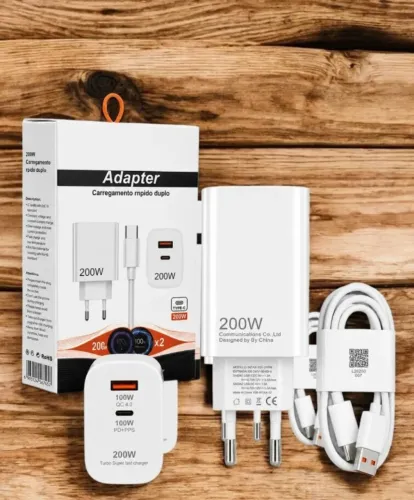 Carregador Turbo Alta Potência 200W