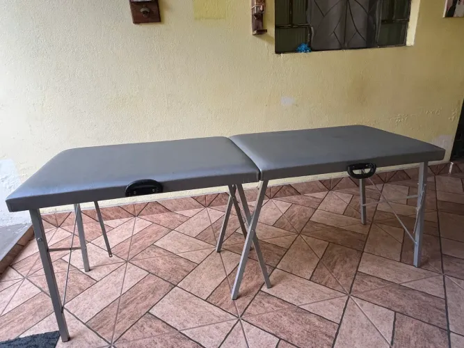 Maca Portatil Dobrável Cor cinza