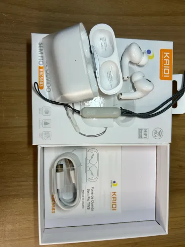 Fone Bluetooth Kaidi com qualidade premium e garantia entrego