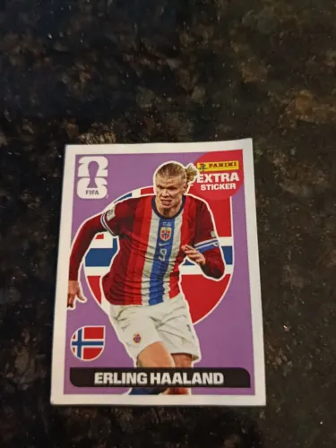 Ótima para colecionar, trocar ou presentear esse ERLING HAALAND 