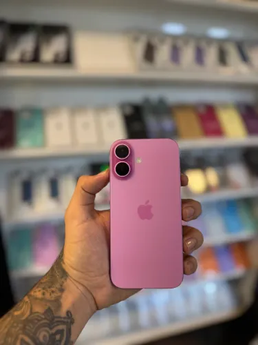 iPhone 16 128GB rosa - super novo 91%