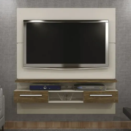 painel talisma luxo com 2 gavetas valdemoveis