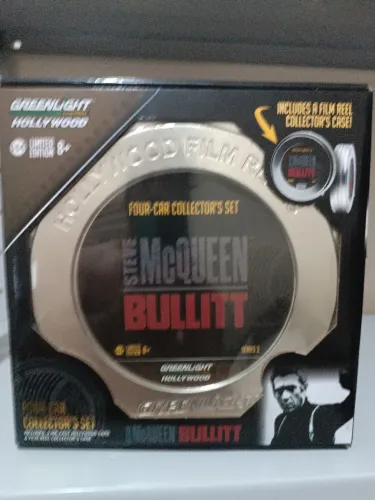 Four Car Collectors Set - Esteve McQueen Bullitt - Series 3 - 1:64 - Greenlight