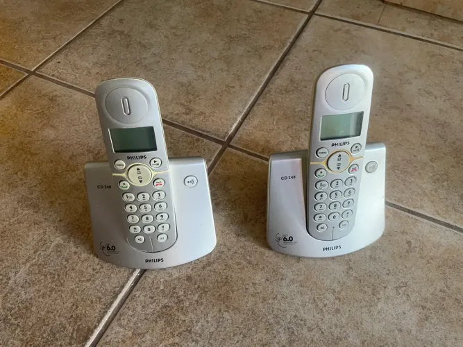 2 ud Aparelhos telefone fixo Philips sem fio