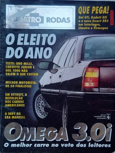 Kit com 3 revistas Quatro Rodas