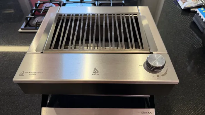 Churrasqueira a Gás Dinoxx DXX200 - Portátil | Inox | Alto Padrão