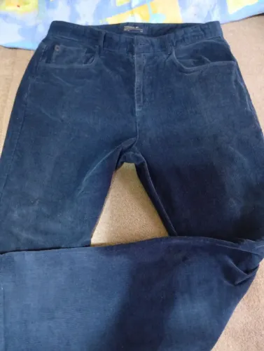 Calça de veludo masculina 44