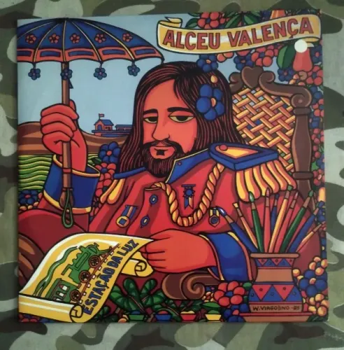 Vinil LP Alceu Valença - Estação Da Luz com Encarte (1985) Folk Rock / MPB