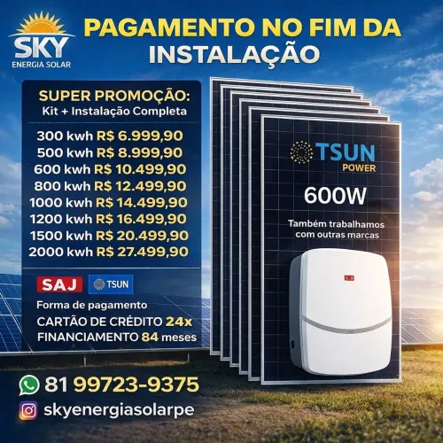 Energia solar - PE PB AL