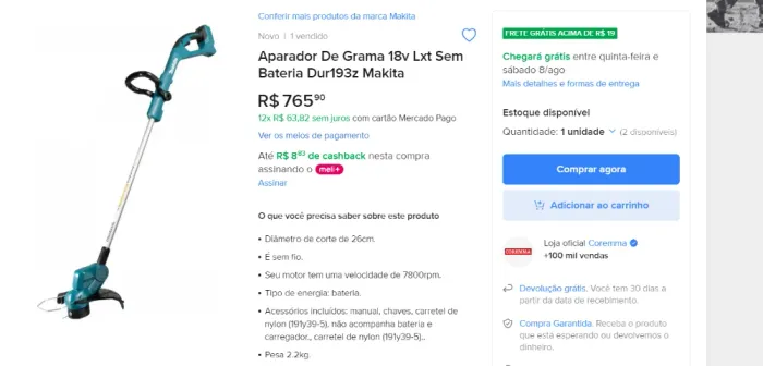 rocadeira Makita