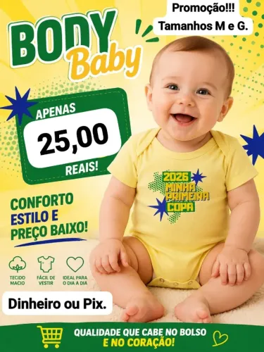 Body Brasil minha primeira copa
