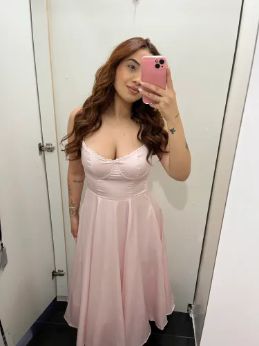 Vestido festa rosa bebê