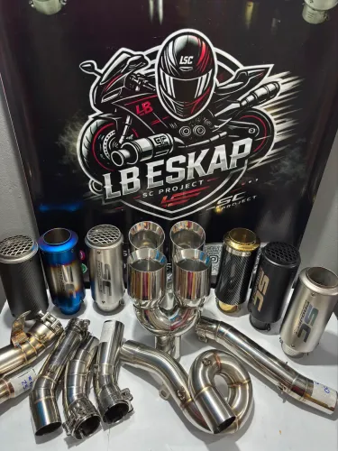 Link pipe de várias motos e ponteiras