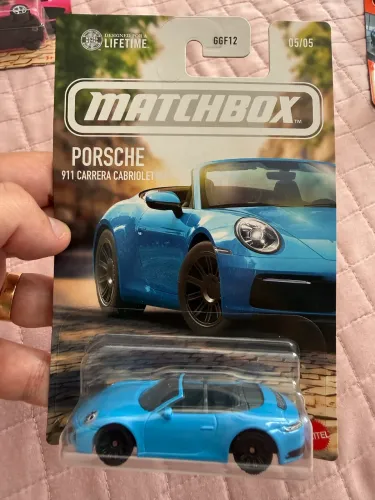 Miniatura Matchbox premium 1:64 Porsche carrera cabriolet hotwheels