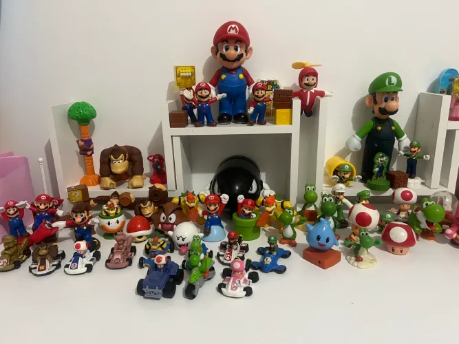 Coleção super Mário 59 ítens