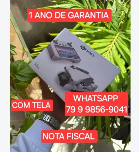 DJI MINI 3 - TEMOS COM TELA E SEM TELA + NOTA FISCAL EM SEU NOME