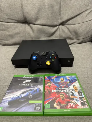 XBOX ONE X 1TB + JOGOS + GARANTIA