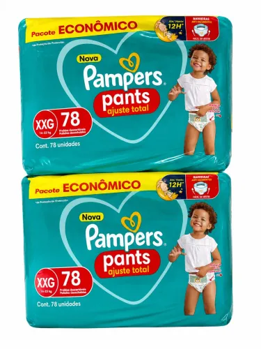 Fraldas Pampers Pants XXG 78 Unidades - Pacote Econômico Original