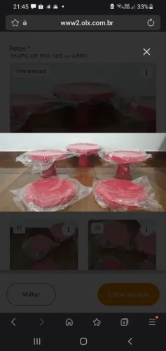 Boleira e bandejas festas kit