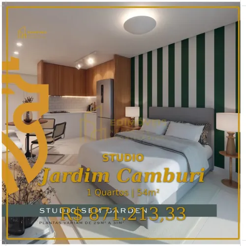 Studio Moderno em Jardim Camburi: Conforto e Praticidade no ARIAH Residencial