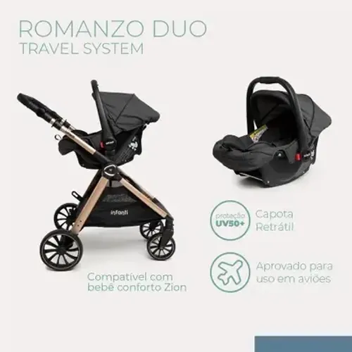 Carrinho de bebê Moisés + bebê conforto com isofix 
