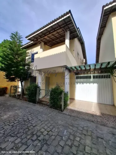 Casa em Condomínio para Locação em Lauro de Freitas, Buraquinho, 3 dormitórios, 2 suítes, 