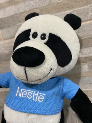 Pelúcia Urso Panda Nestlé filhote original 