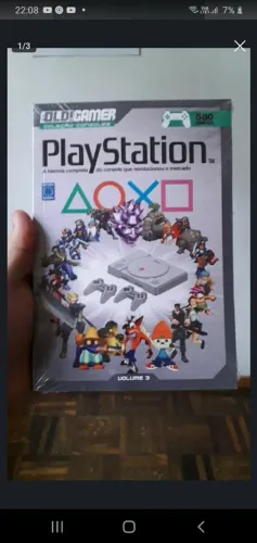 Livro old gamer Playstation 1 LACRADO