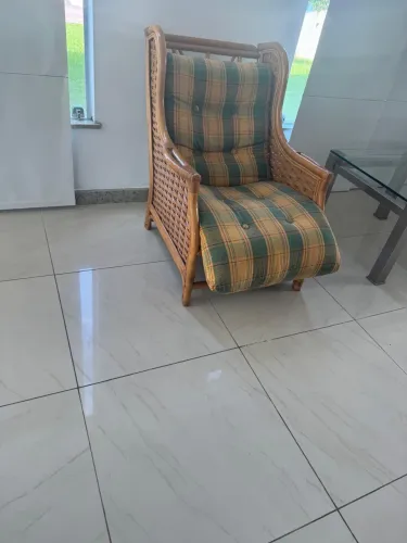 Poltrona de vime/rattan