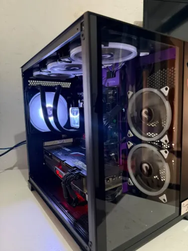 PC Gamer Ryzen 7 5700X + RTX 3070 Ti 8GB + SSD NVMe 512GB +Watercooler + Fonte modular