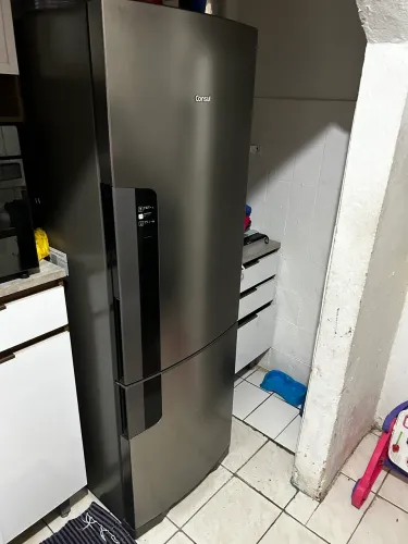 geladeira inox inversa