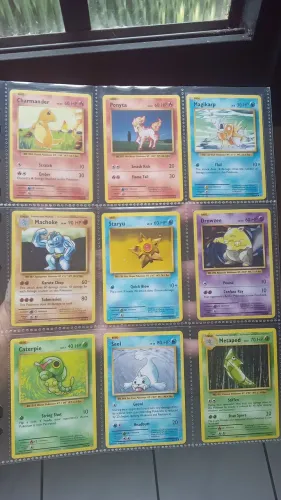 Nove cartas Pokémon tcg em inglês coleção XY de 2016