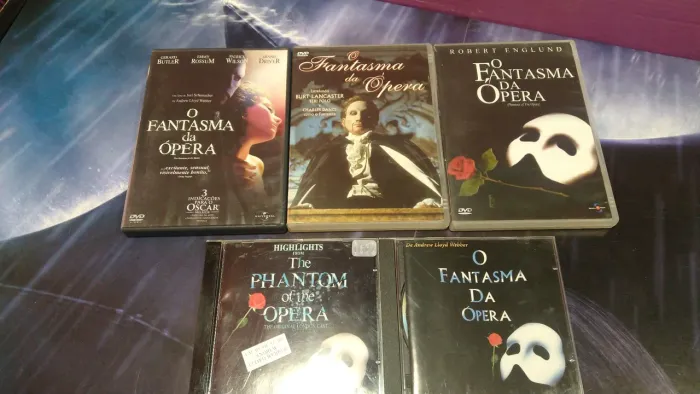 Dvds e Cds O Fantasma da Opera .