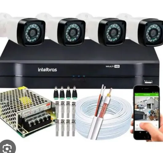 Kit CFTV  Intelbras instalado BH e regiao