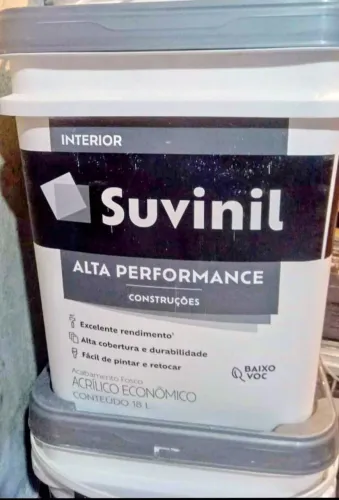 Tinta Suvinil Branco Galão 18 litros Super Promoção. 