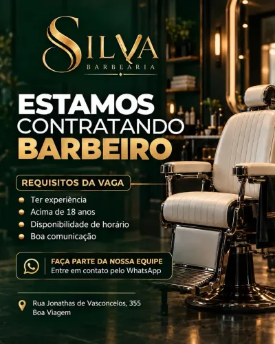 Vaga para barbeiro