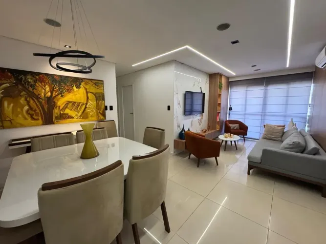 APARTAMENTO PORTEIRA FECHADA NA PONTA DAREIA | ED. SOLARIUM | 3 SUÍTES | VARANDA GOURMET