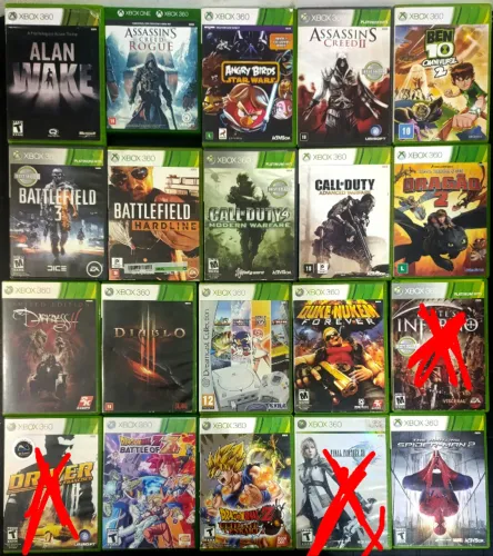 Valor na Descrição - Jogos Xbox 360 - Ac cartão e Olx pay (temos outros)