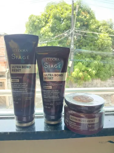 Kit shampoo,condicionador e máscara