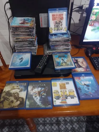 Blu-Ray Samsung Smart 3D + 200 midia alternativas novas retirar no local Mongaguá-sp