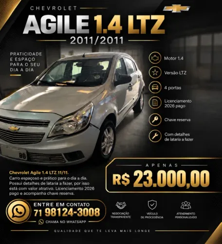 Chevrolet Agile LTZ 1.4 MPFI 8V Flexpower 5P 2011